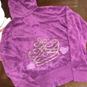 Juicy purple zip up and pants set